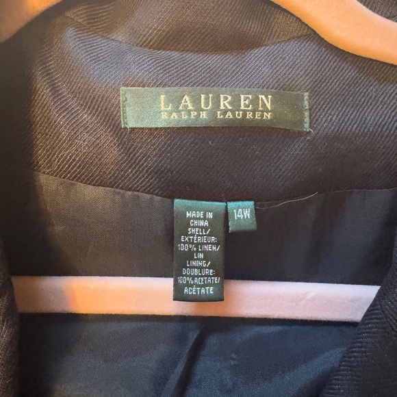 Ralph Lauren old money linen luxury double breasted preppy blazer academia 14W - Picture 5 of 11